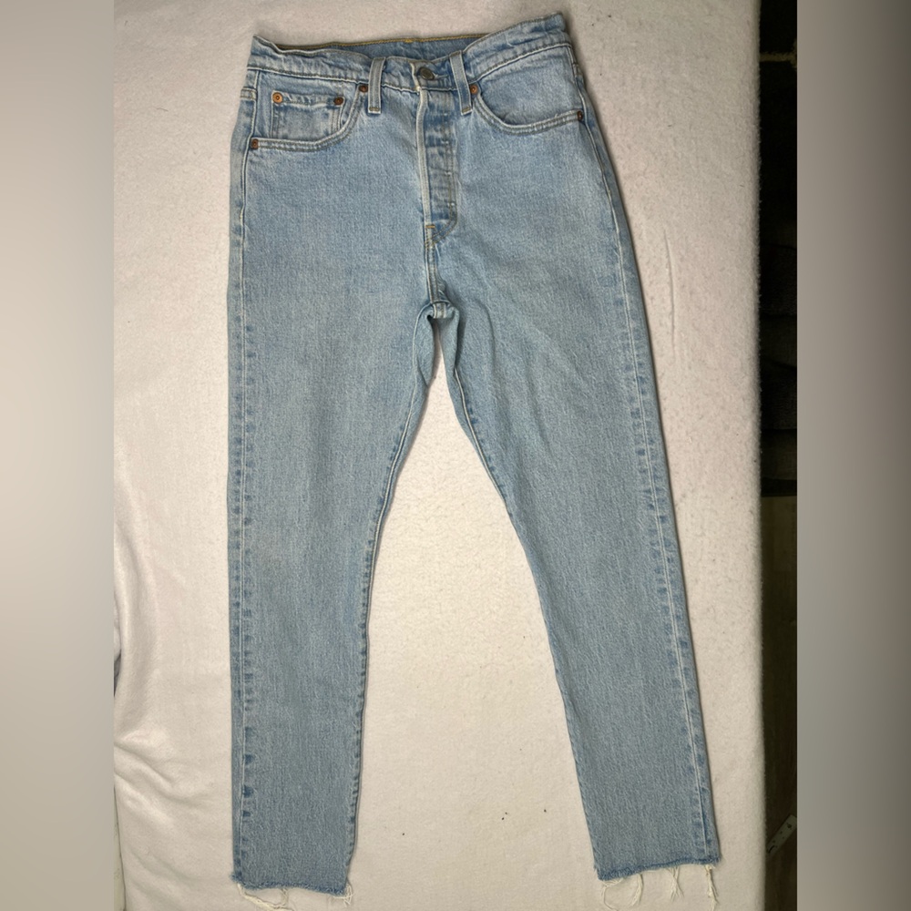 Levi’s 501S Skinny Women's Jeans in Light Blue Wash Size